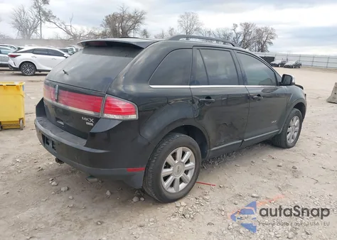 2007 Lincoln Mkx z USA, uszkodzony, nr VIN 2LMDU88C77BJ09535